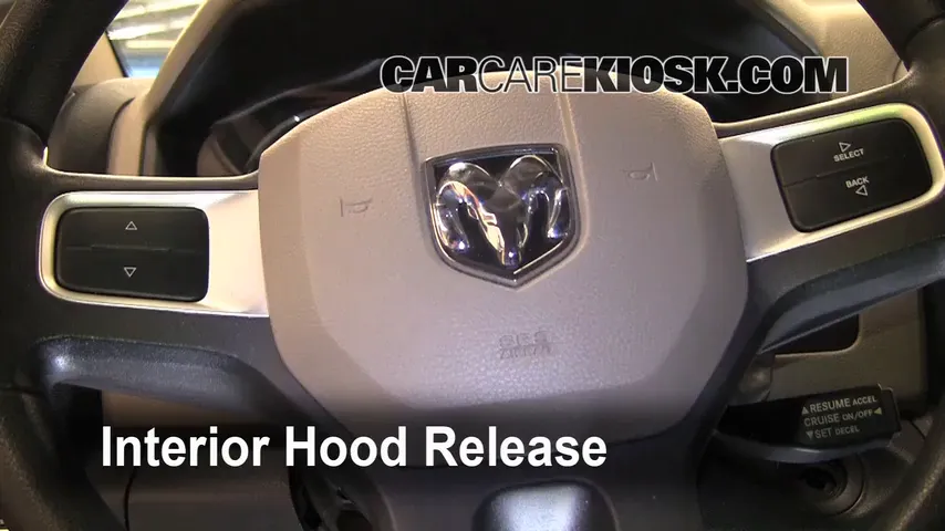 2011 Ram 1500 SLT 4.7L V8 FlexFuel Crew Cab Pickup Hood